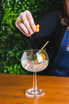 Silent Pool Gin and Tonic Beverage